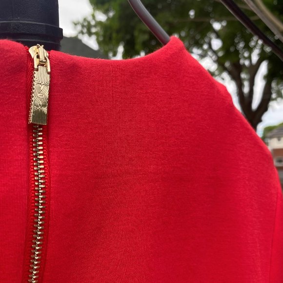 Ted Baker Joyous Bow Shoulder Top Red Size 3 - Picture 4 of 8